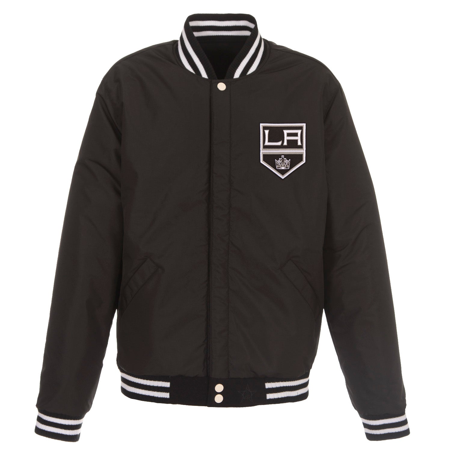 Los Angeles Kings - JH Design Reversible Fleece Jacket with Faux ...