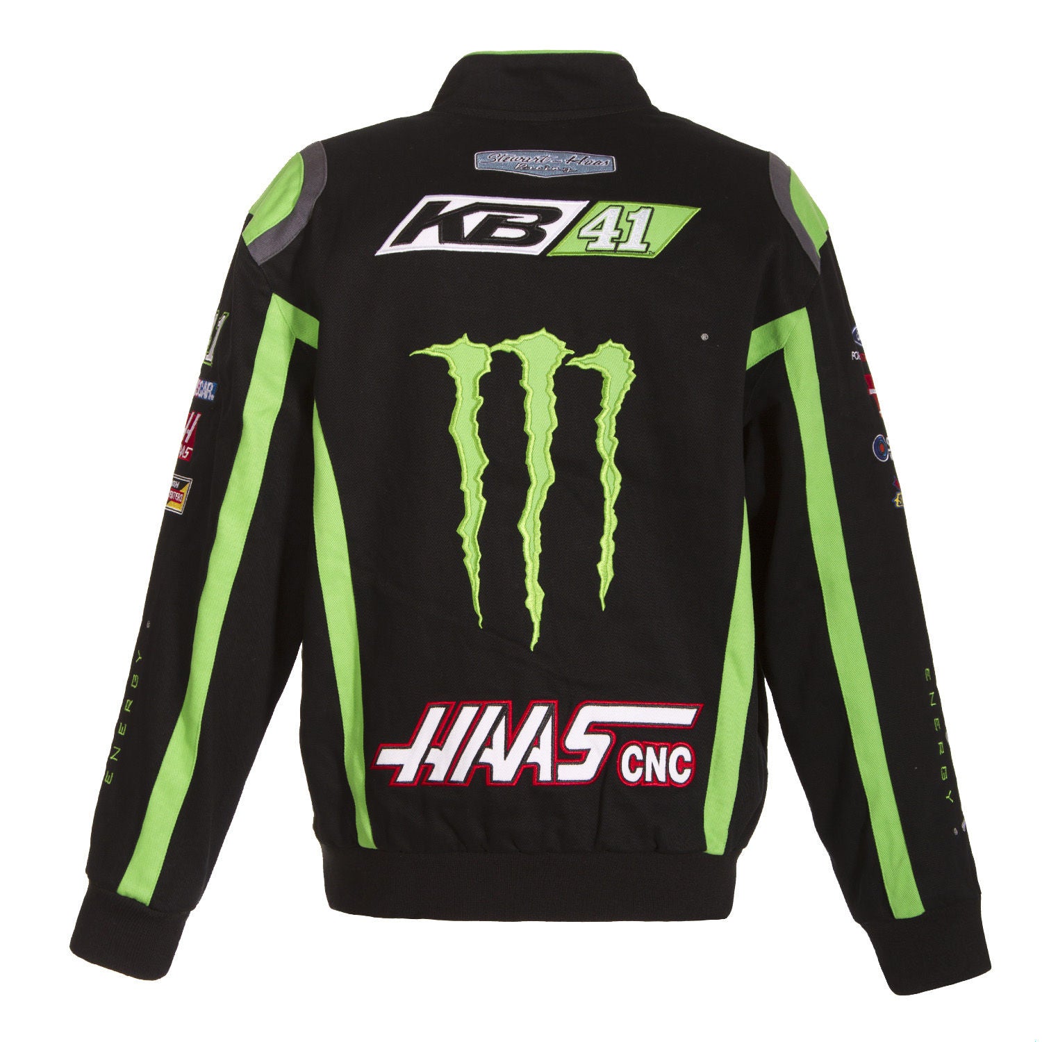 Kurt Busch Monster Energy Twill Jacket - Black – J.H. Sports Jackets