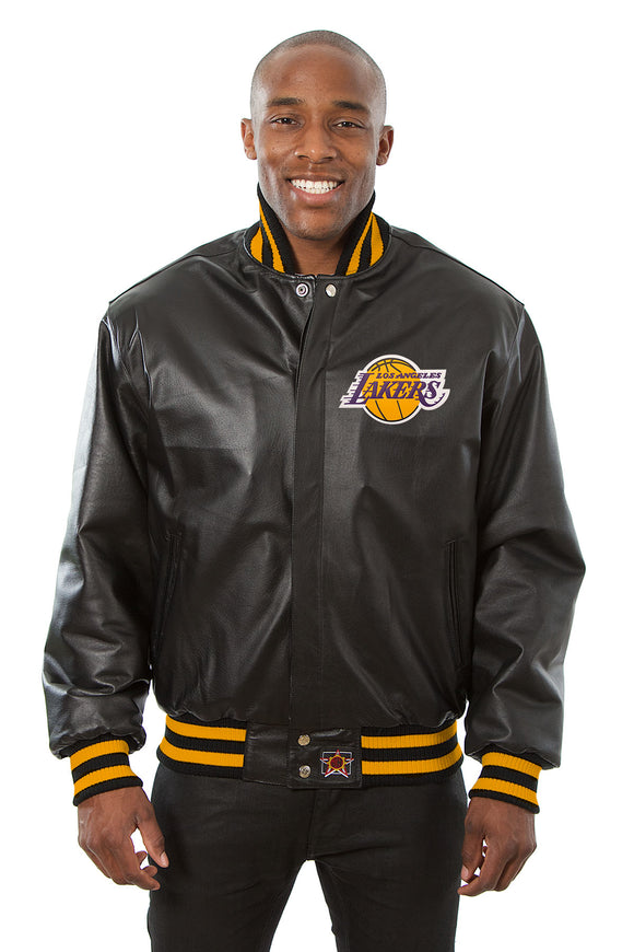 lakers warm up jacket black