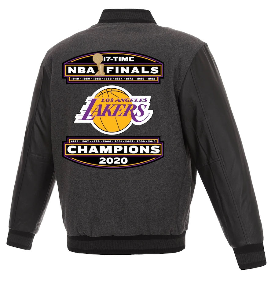 Los Angeles Lakers JH Design 17-Time NBA Finals Champions Reversible ...