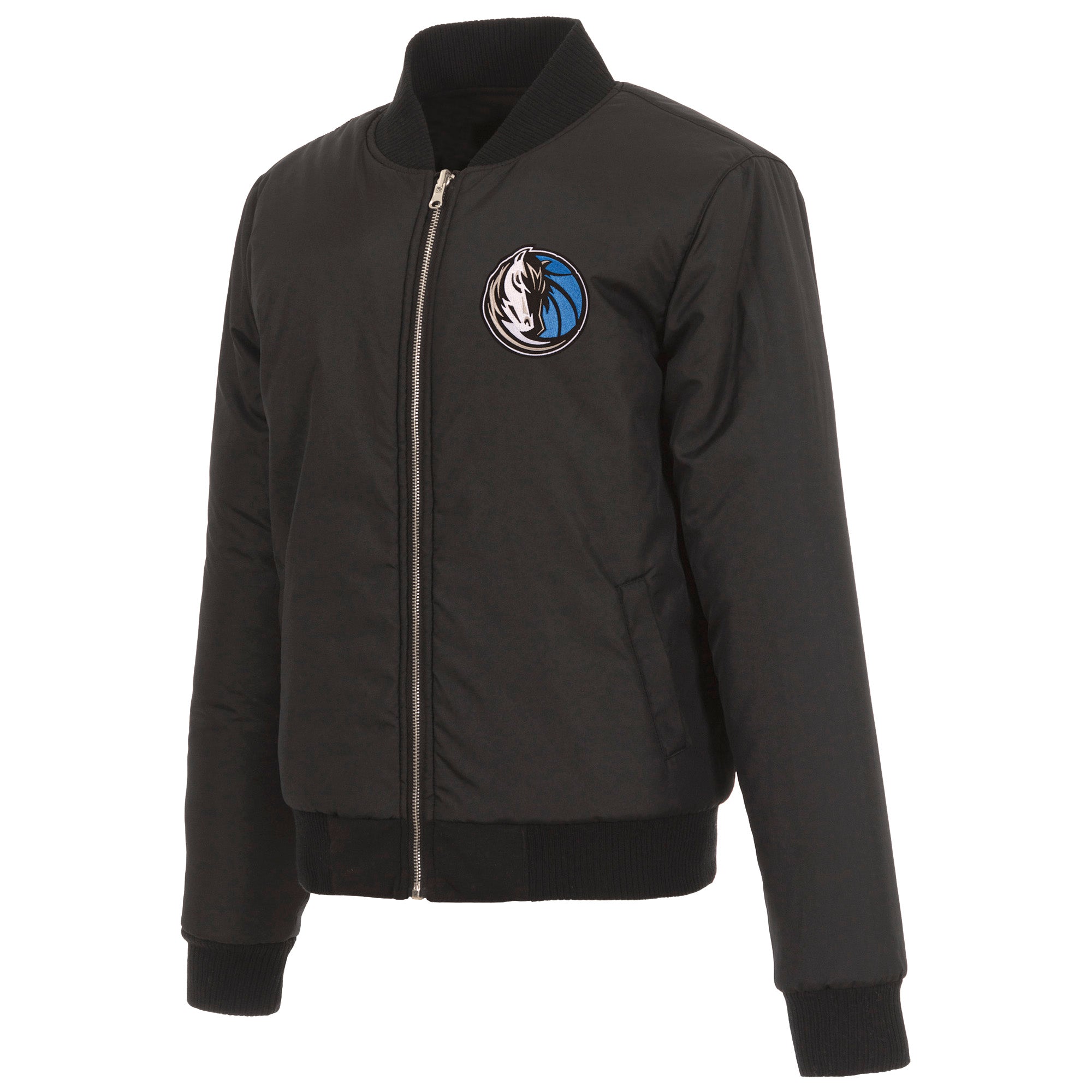 Dallas Mavericks JH Design Reversible Women Fleece Jacket - Black | J.H ...