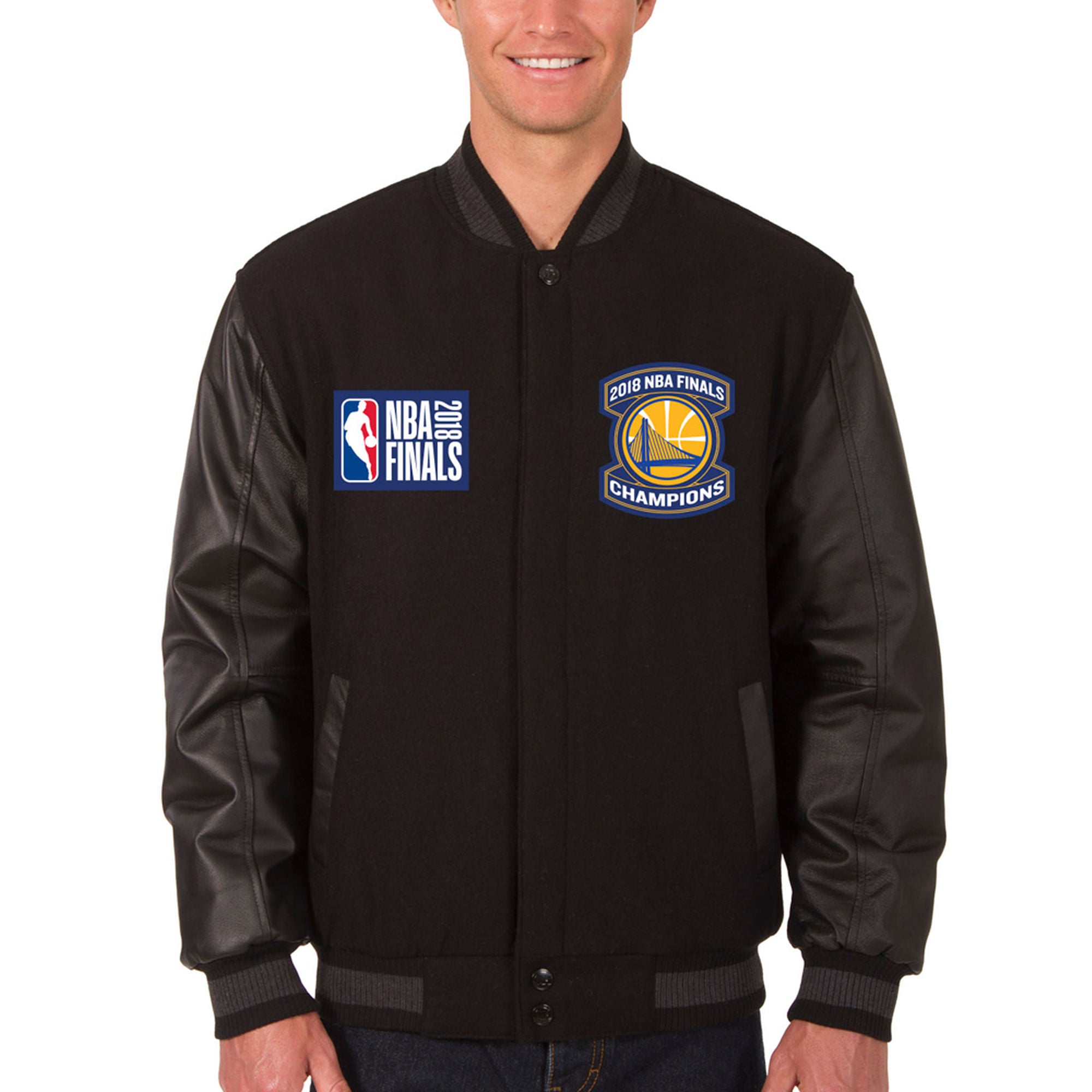 golden state warriors leather jacket