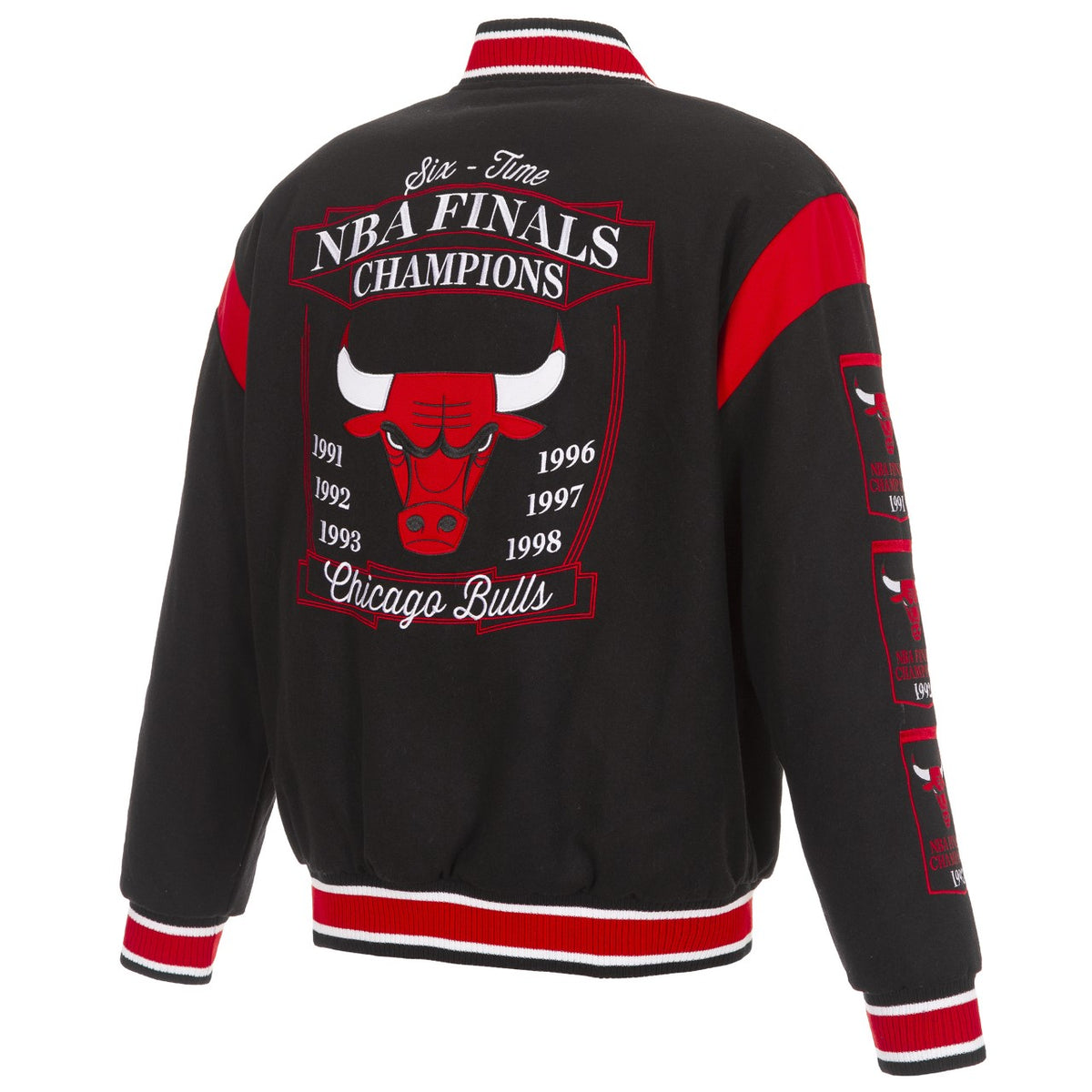 Chicago Bulls Commemorative Championship Reversible Jacket - Black | J ...