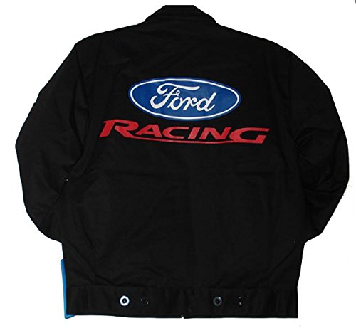 Ford Racing Mechanic Jacket - Black | J.H. Sports Jackets