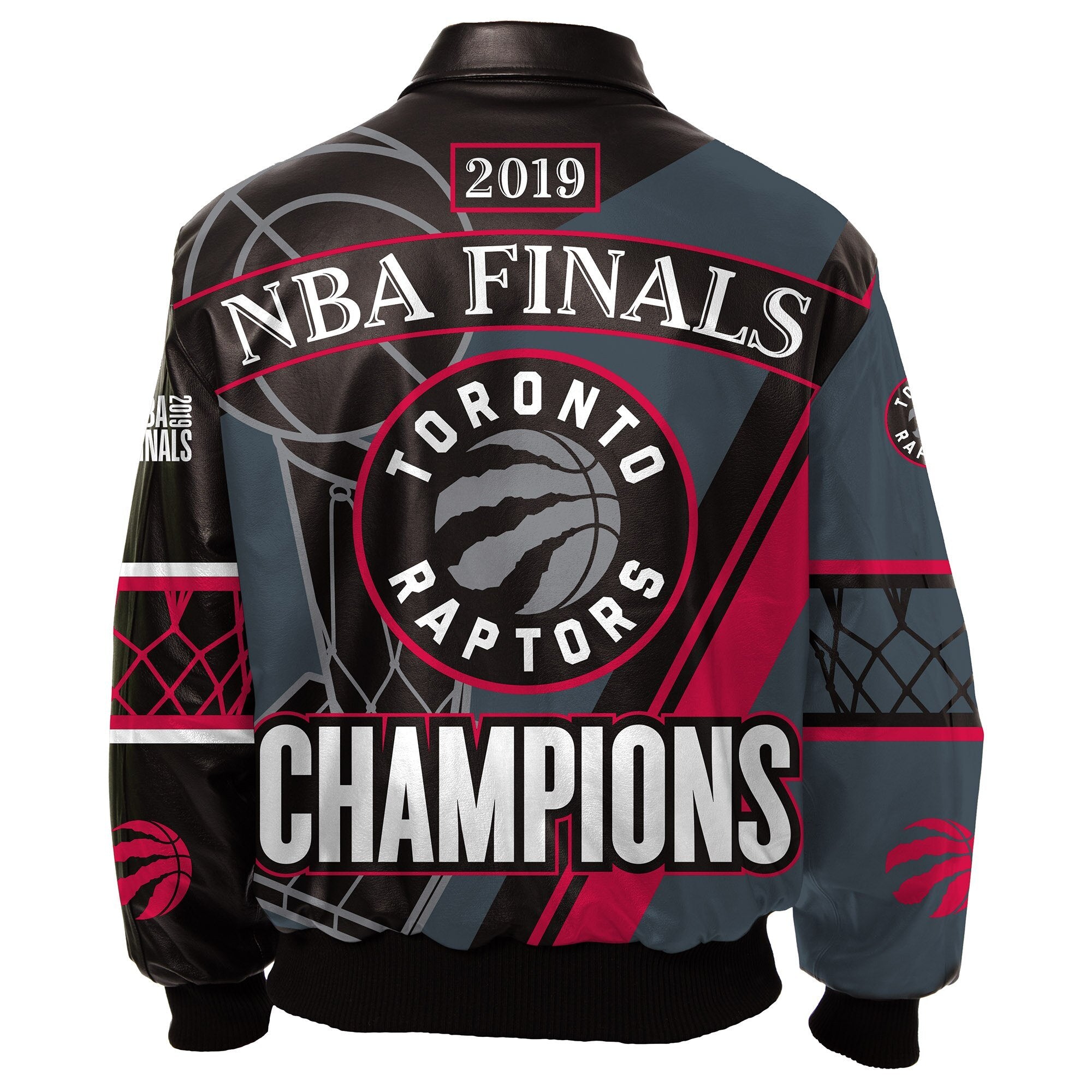 raptors leather jacket