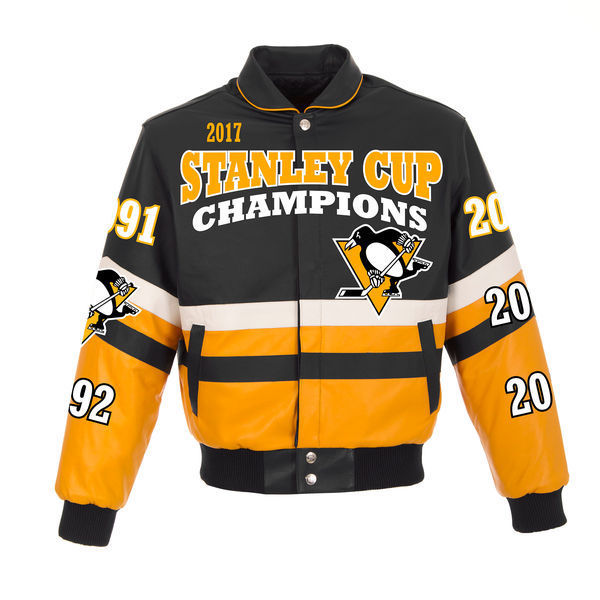 Pittsburgh Penguins JH Design 2017 Stanley Cup Champions All Leather ...