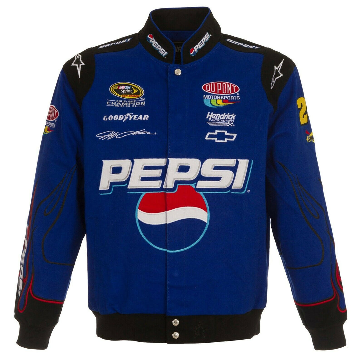 Authentic Jeff Gordon Pepsi Jacket - Royal - Limited Edition JH Design ...