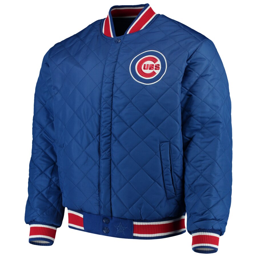 Chicago Cubs Commemorative Championship Reversible Jacket - Royal | J.H ...