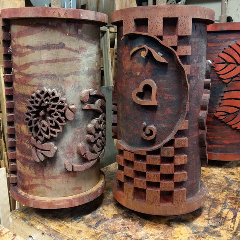 Wood print blocks