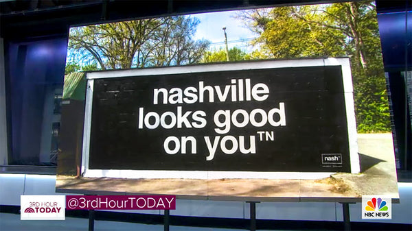 TODAY SHOW comes to Music City and stops by Nashville Looks Good On You mural