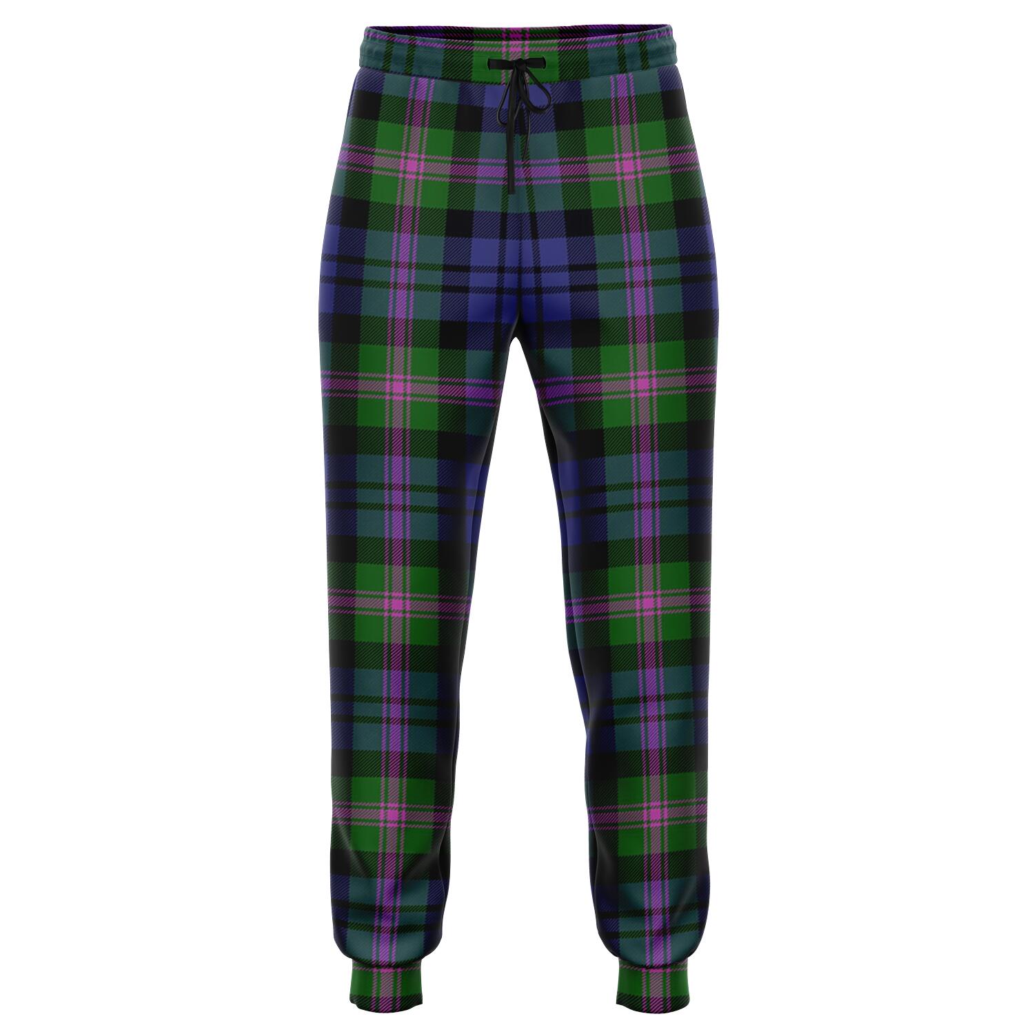 plaid sweat pants