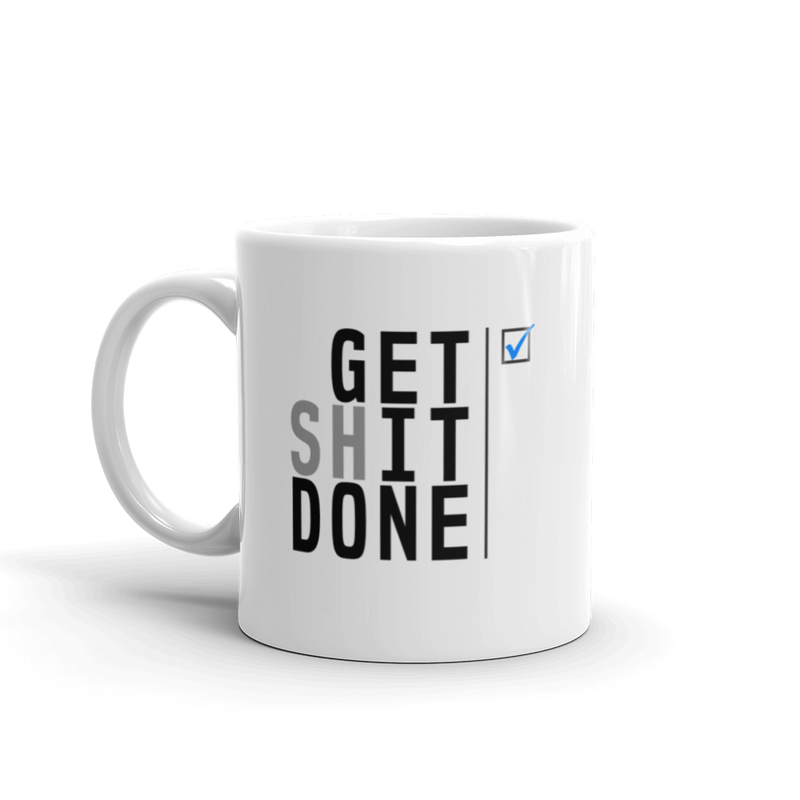 Get It Done Coffee Mug Gifts for the Geeks www.GiftsForTheGeeks.com Official Merchandise Marvel DC Comics GIfts For The Geeks Coffee Mug Coding, Coffee Mug, Color_Red, Color_White, Programming, Red, Supergeek, Type_Coffee Mug, White