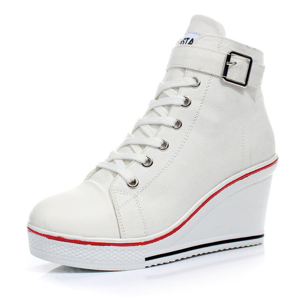 heeled converse style shoes