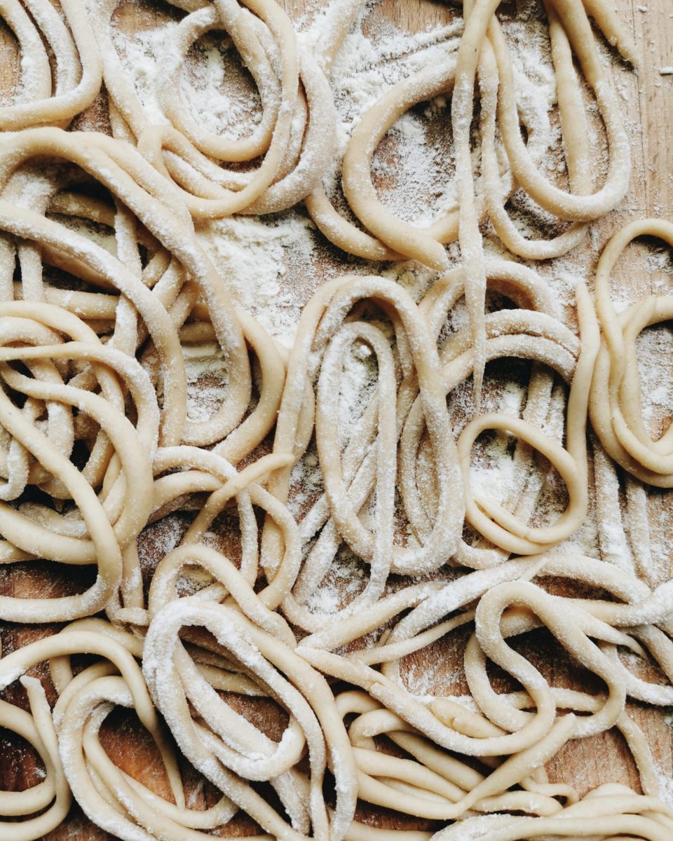 Pici all’aglione, Tuscany’s rustic pasta al pomodoro, Emiko Davies