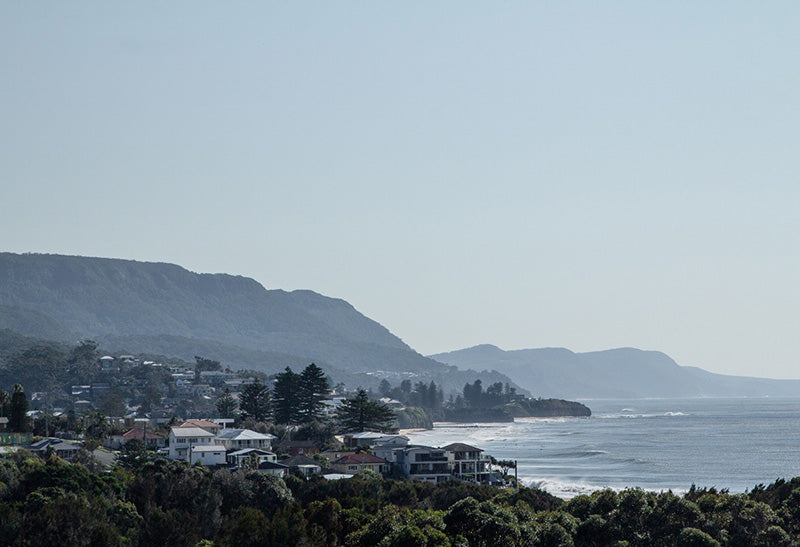 A view of the escarpment looking from Bulli NSW to Stanwell Tops