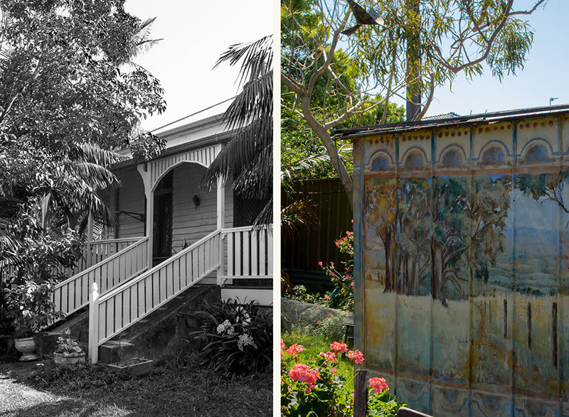 Artist Kate Broadfoot's home in Bulli, NSW