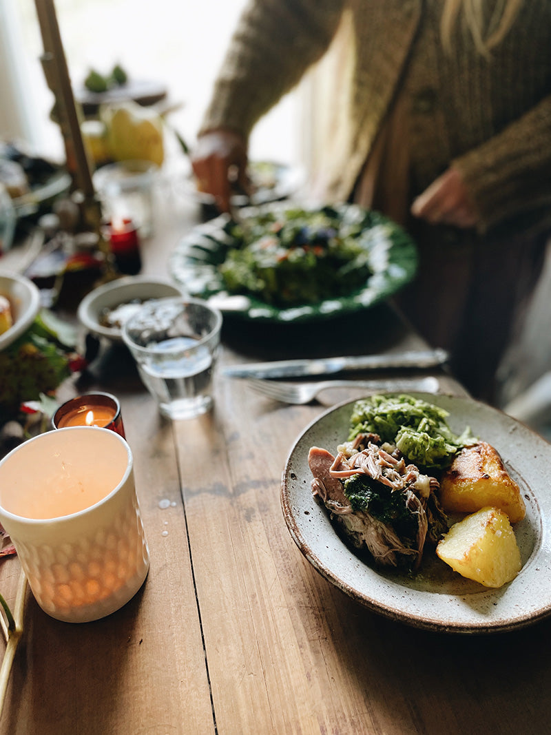 Matt Moran Slow Cooked Lamb With Mint Salsa