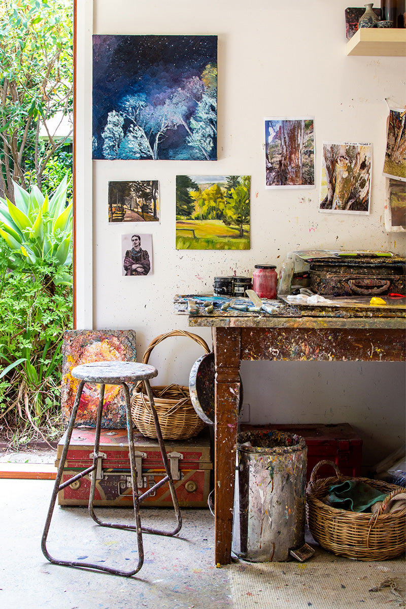 The garden studio of artist Sarah MacDonald