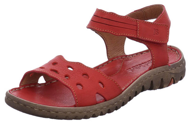 josef seibel red sandals