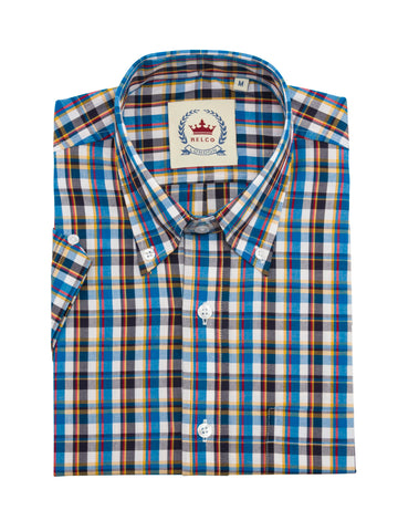 Men's Checked & Plaid Shirts - Relco London