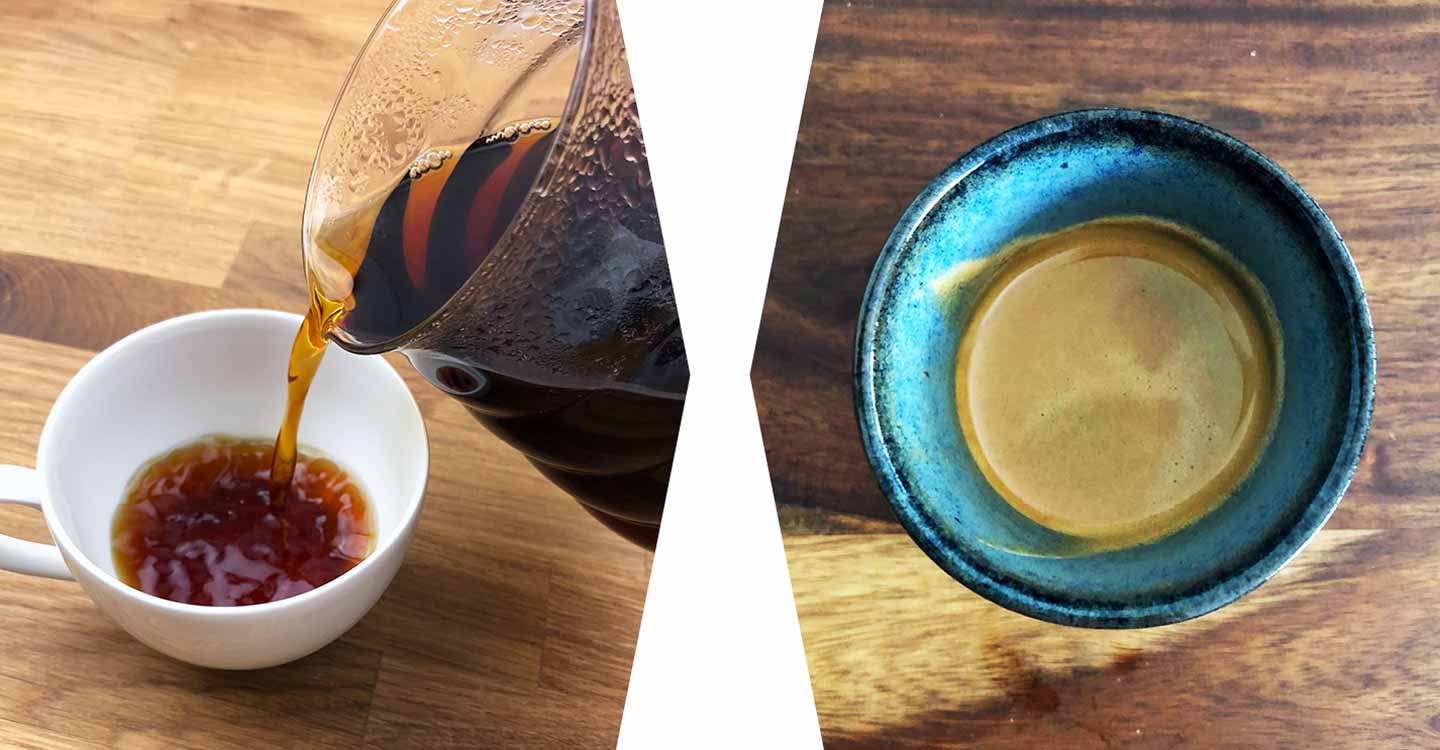 Filterkaffee - Espresso
