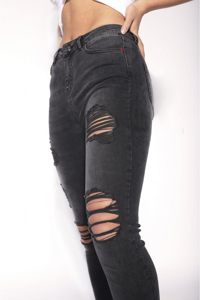 womens washed black skinny jeans