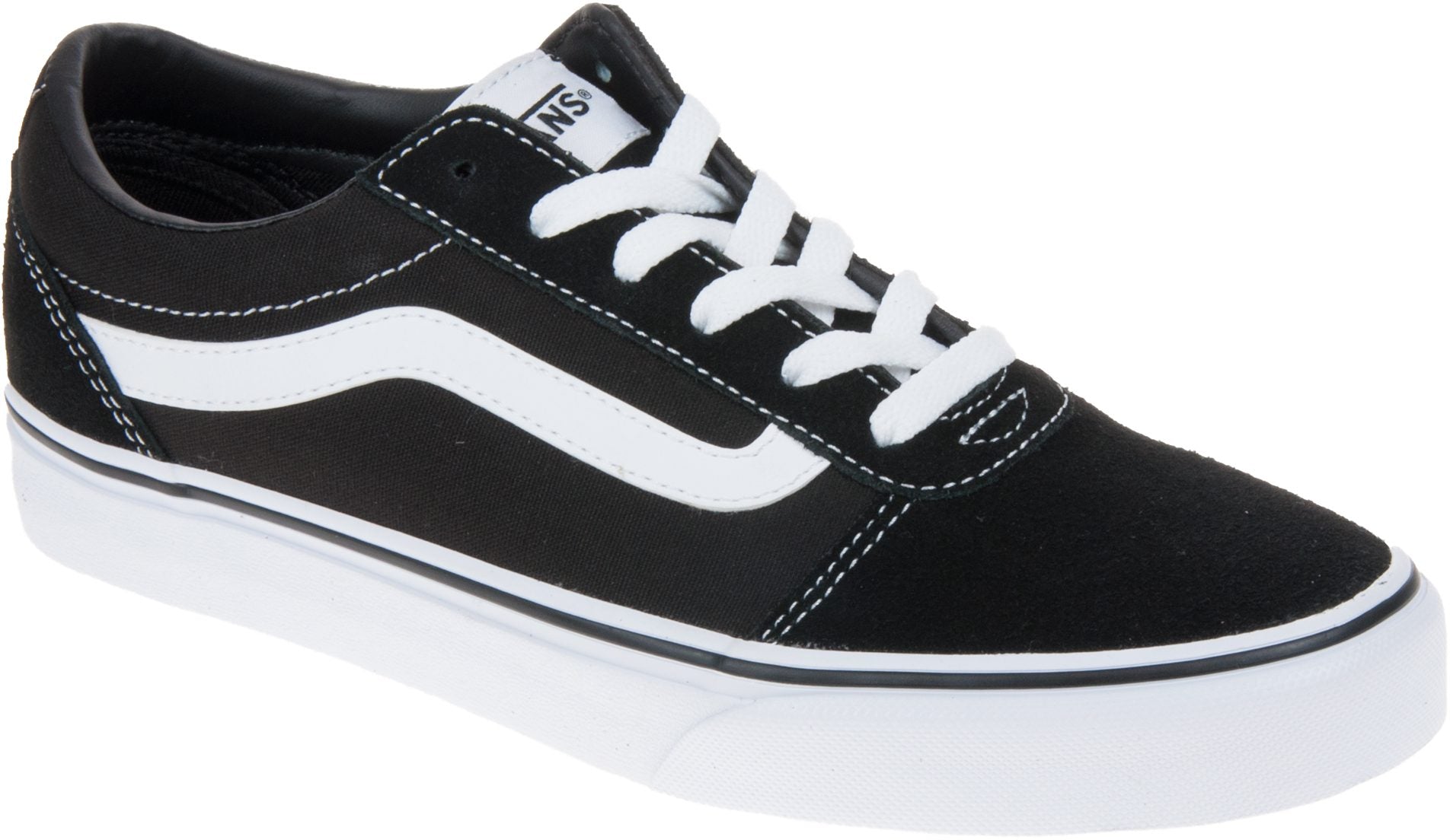 ladies black suede vans