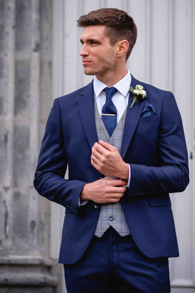 James Tapered 3 Piece Suit By Benetti