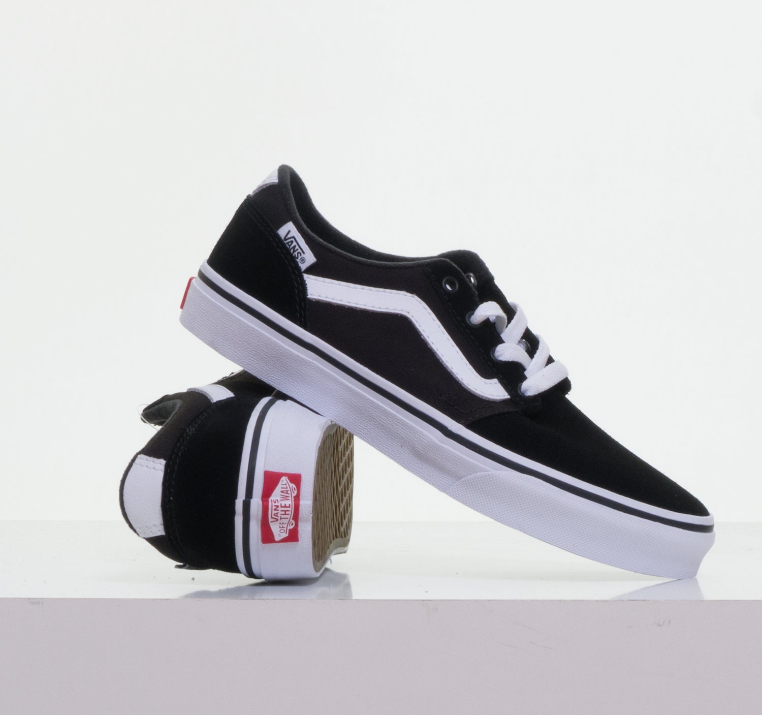 ênis vans chapman stripe preto