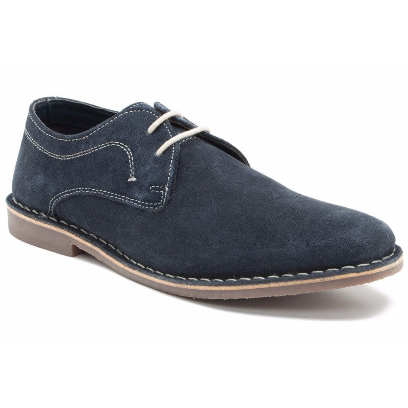 Yuma Navy Suede Shoe By Red Tape 