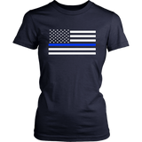 Classic Thin Blue Line Flag - Shirts + Hoodies