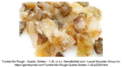 golden quartz stone