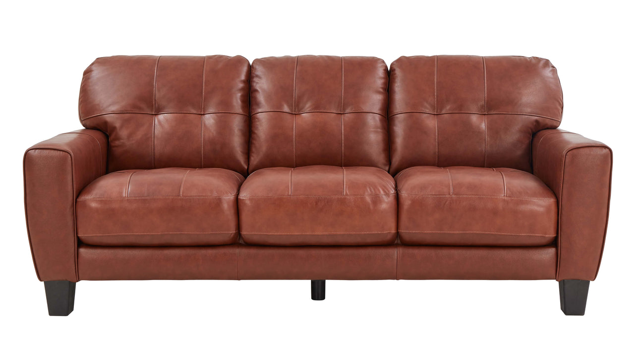 Roma Caramel Leather Sofa Expo Furniture Gallery