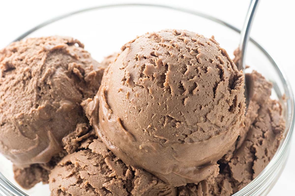 chocolate peanut butter nice cream keto recipe