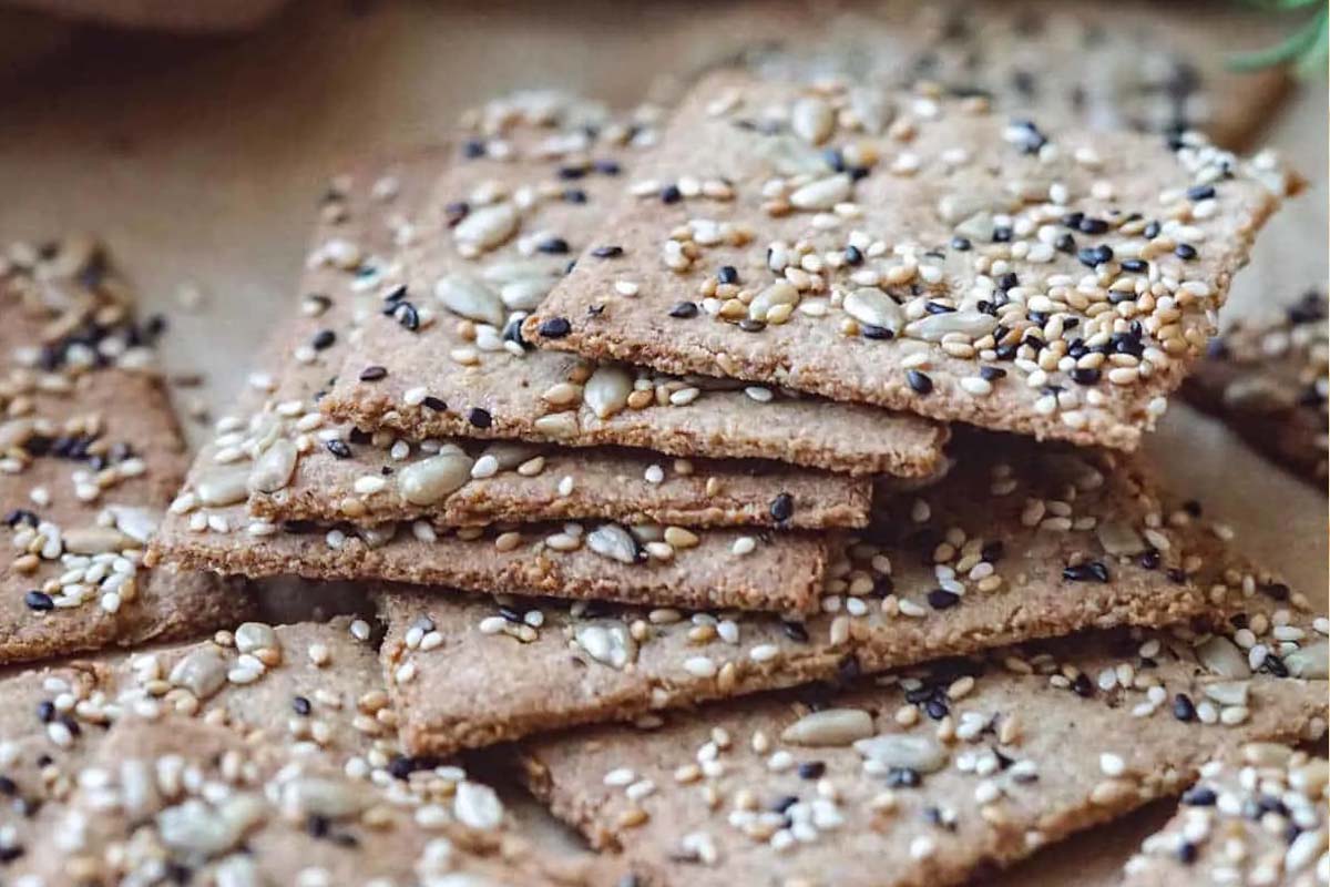 keto seed crackers