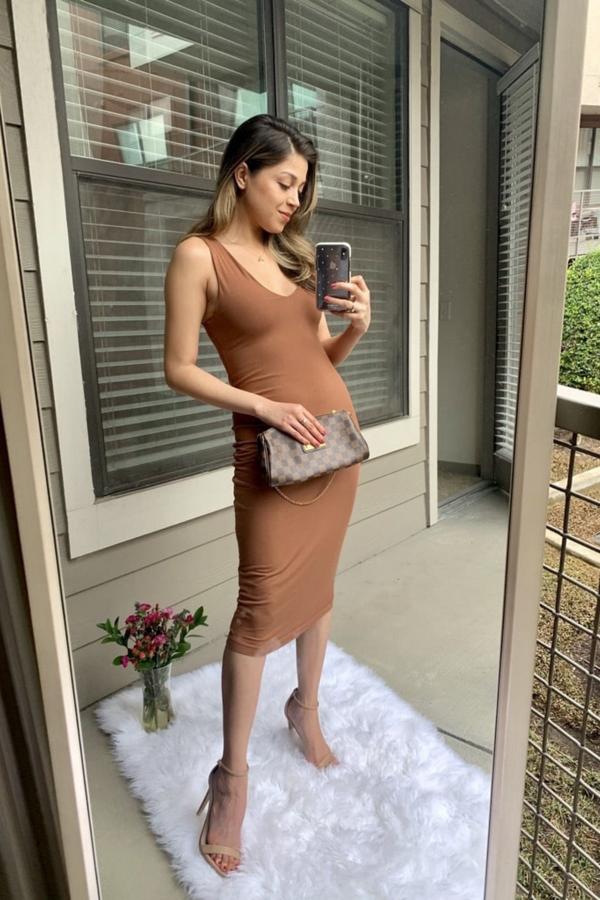 midi dress date night outfit