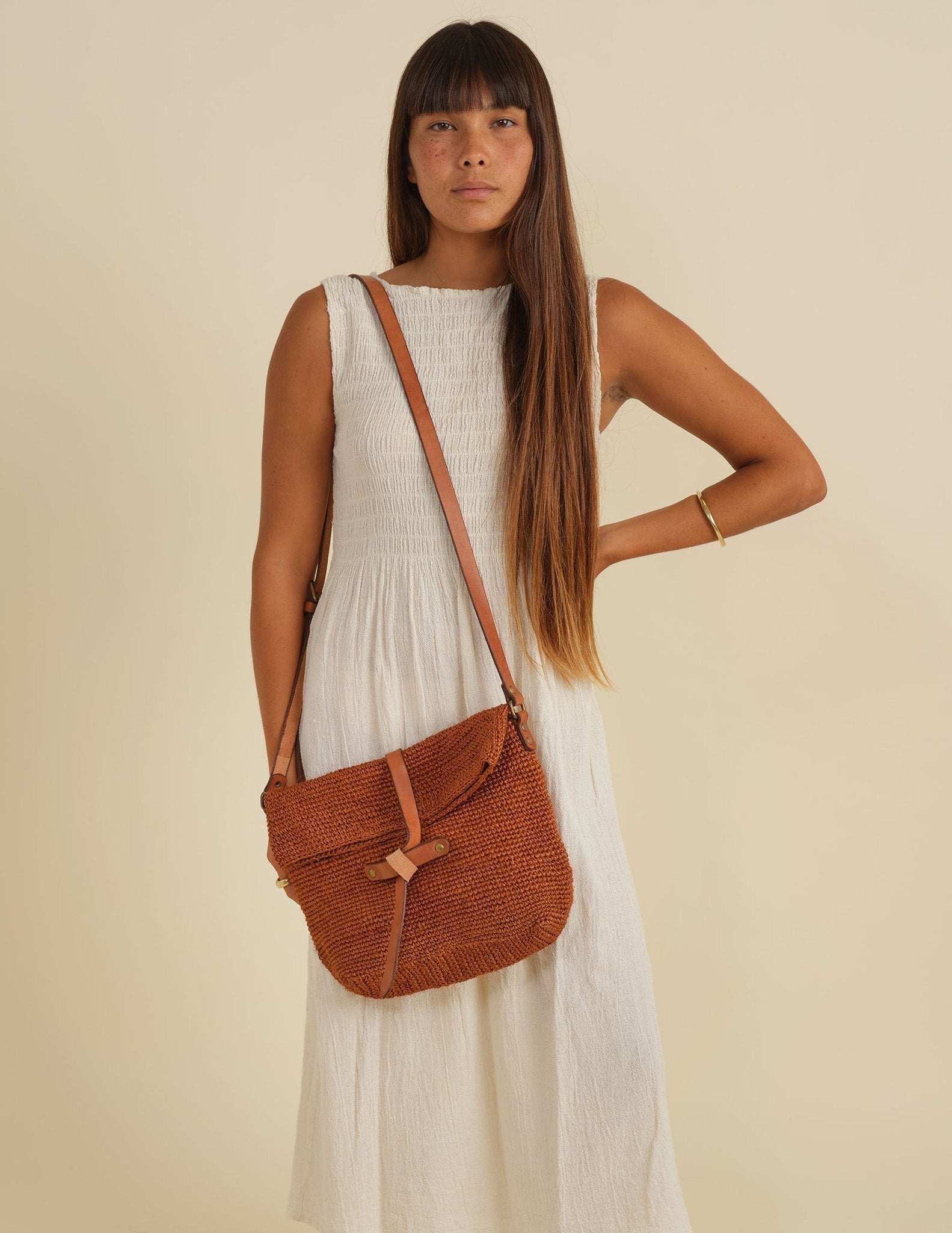 Carmen Knot Crossbody | Orange