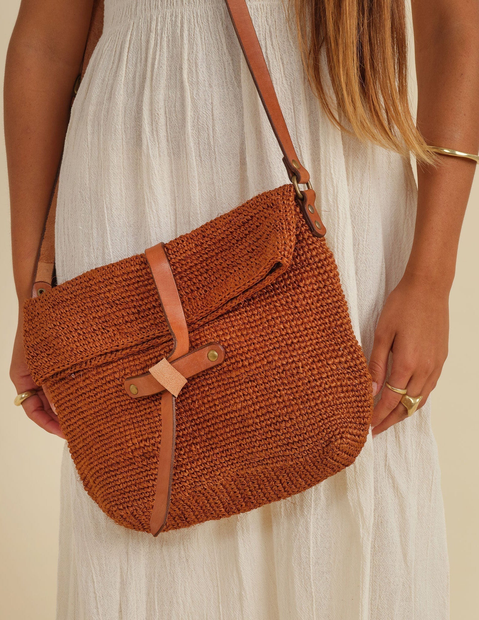 Carmen Knot Crossbody | Orange