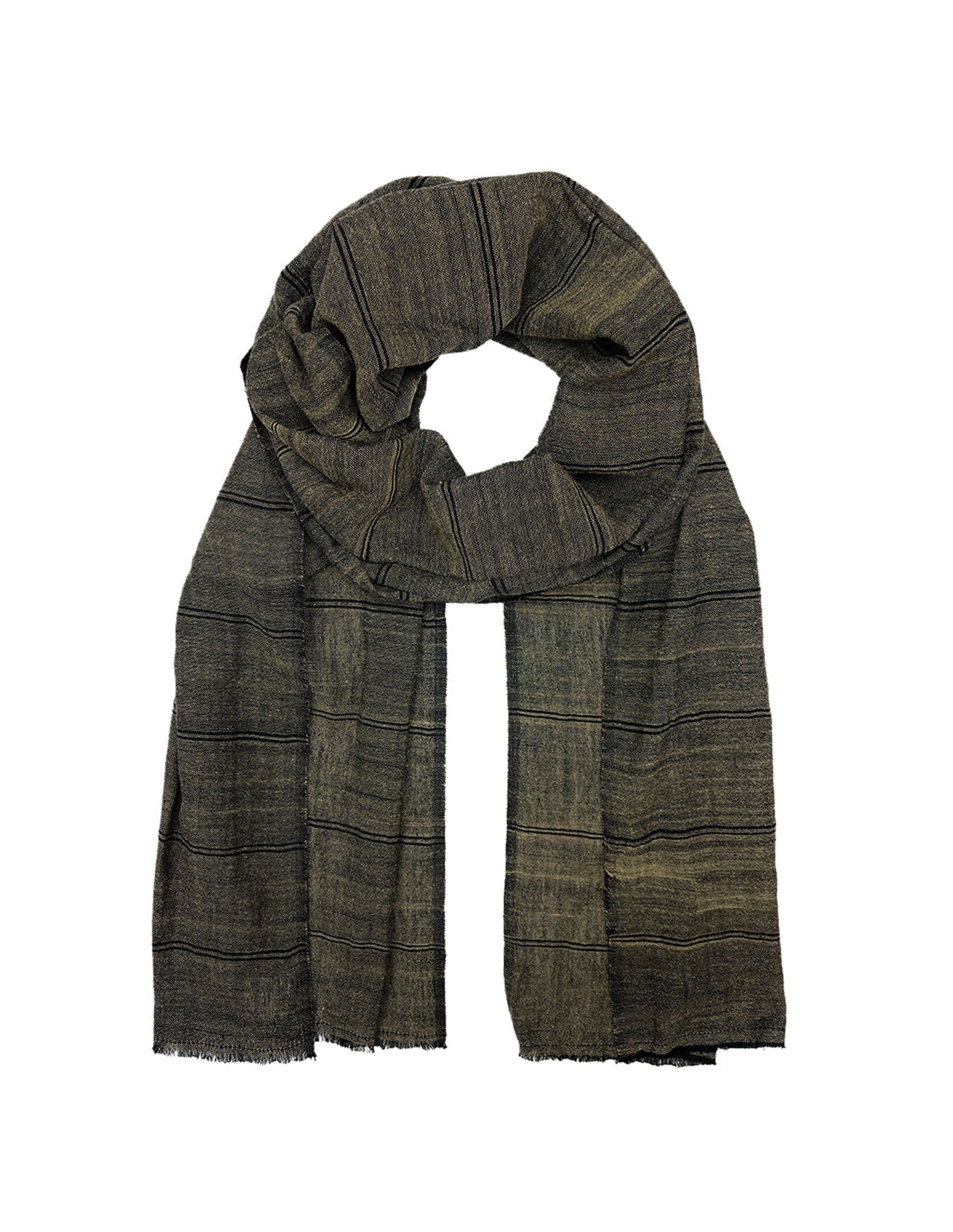 Earthy Striped Scarf