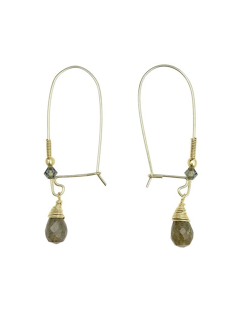 Labradorite Drop Earrings