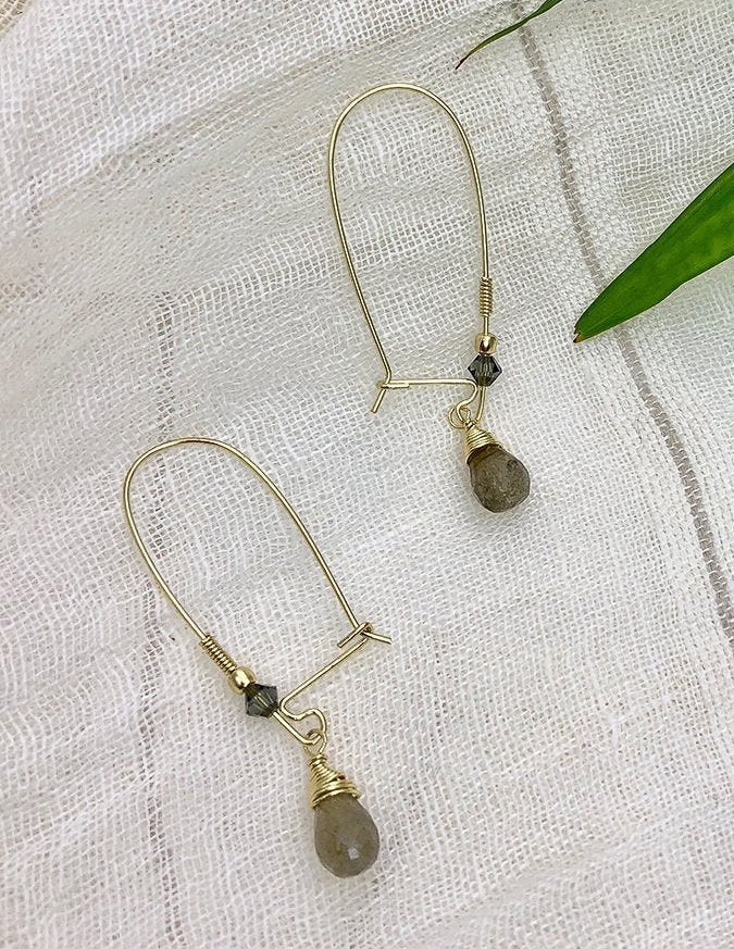 Labradorite Drop Earrings