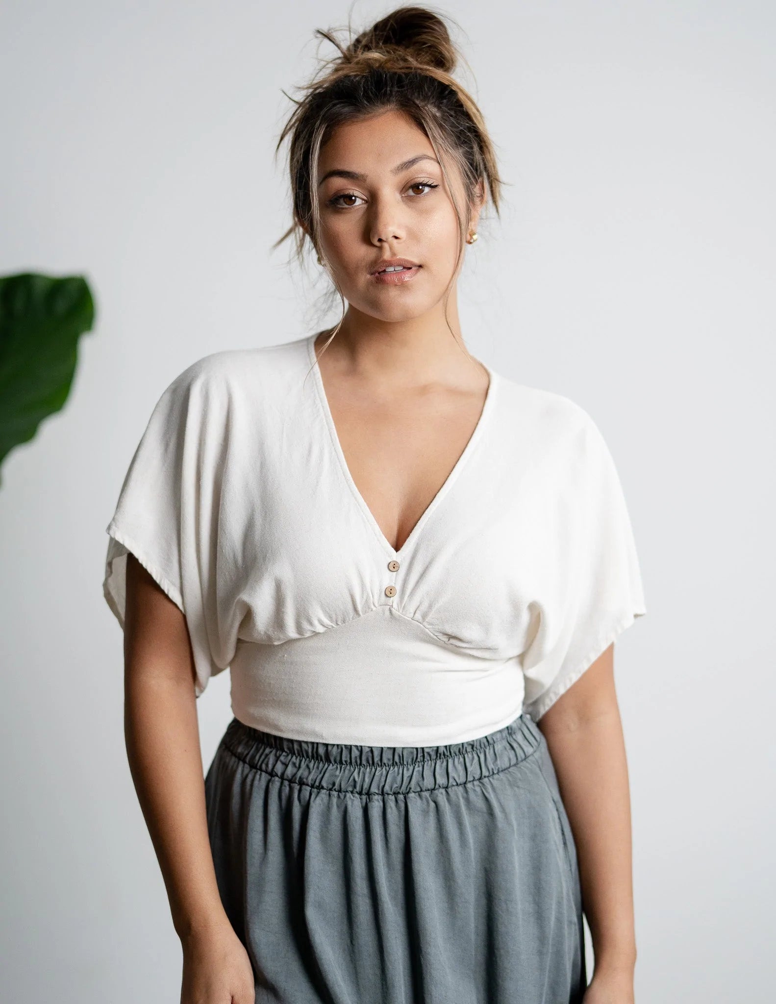 Linen Marilyn Midi Top