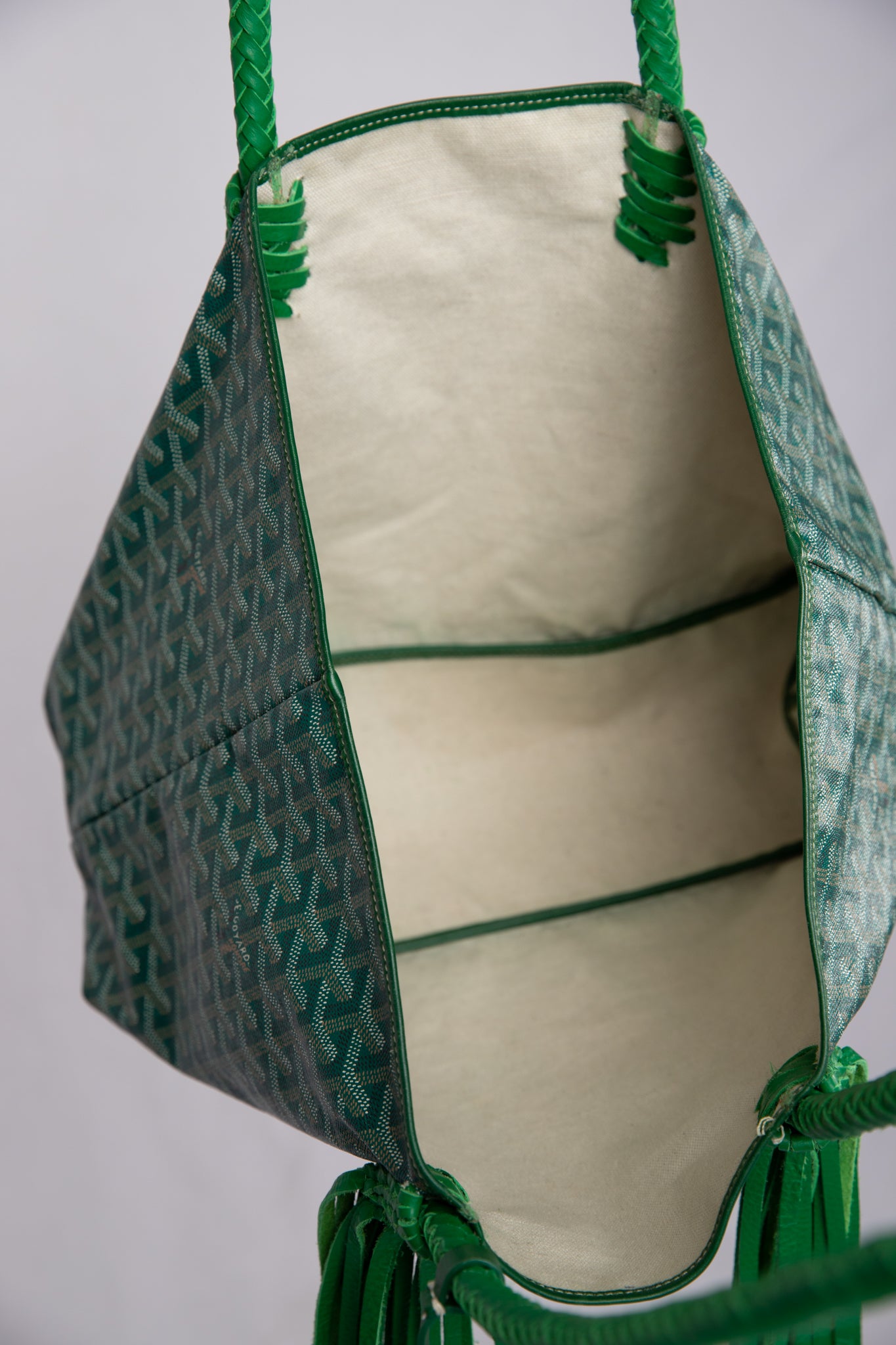 Belvedère cloth bag Goyard Green in Cloth - 33329893