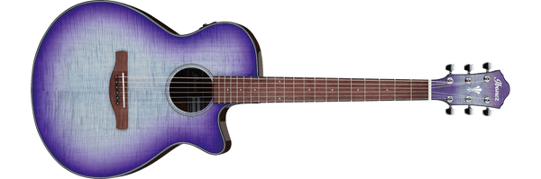 Ibanez AEWC32FM-ISF Thinline Acoustic/Electric Guitar - Indigo Sunset Fade