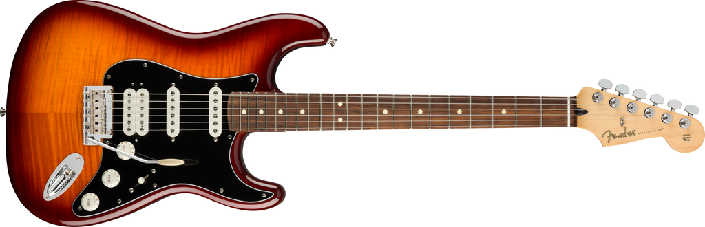 Fender Player Stratocaster® HSS Plus Top, Pau Ferro Fingerboard