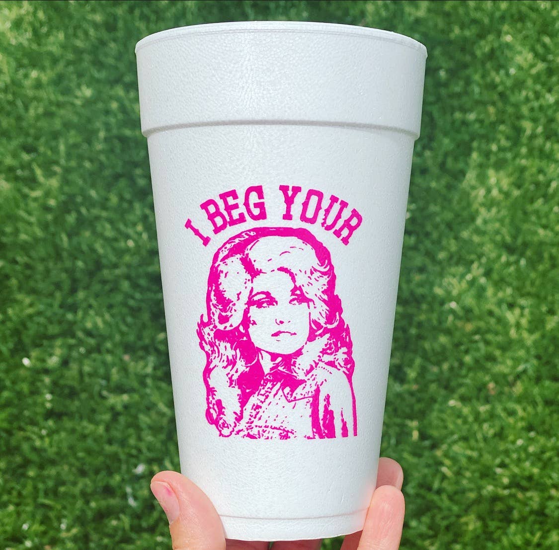 HapBee Paperie - I Beg Your Parton (Dolly) Foam Cups