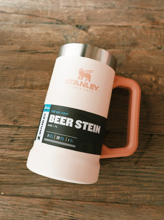 Adventure Big Grip Beer Stein | 24 OZ Stanley Cup Limestone