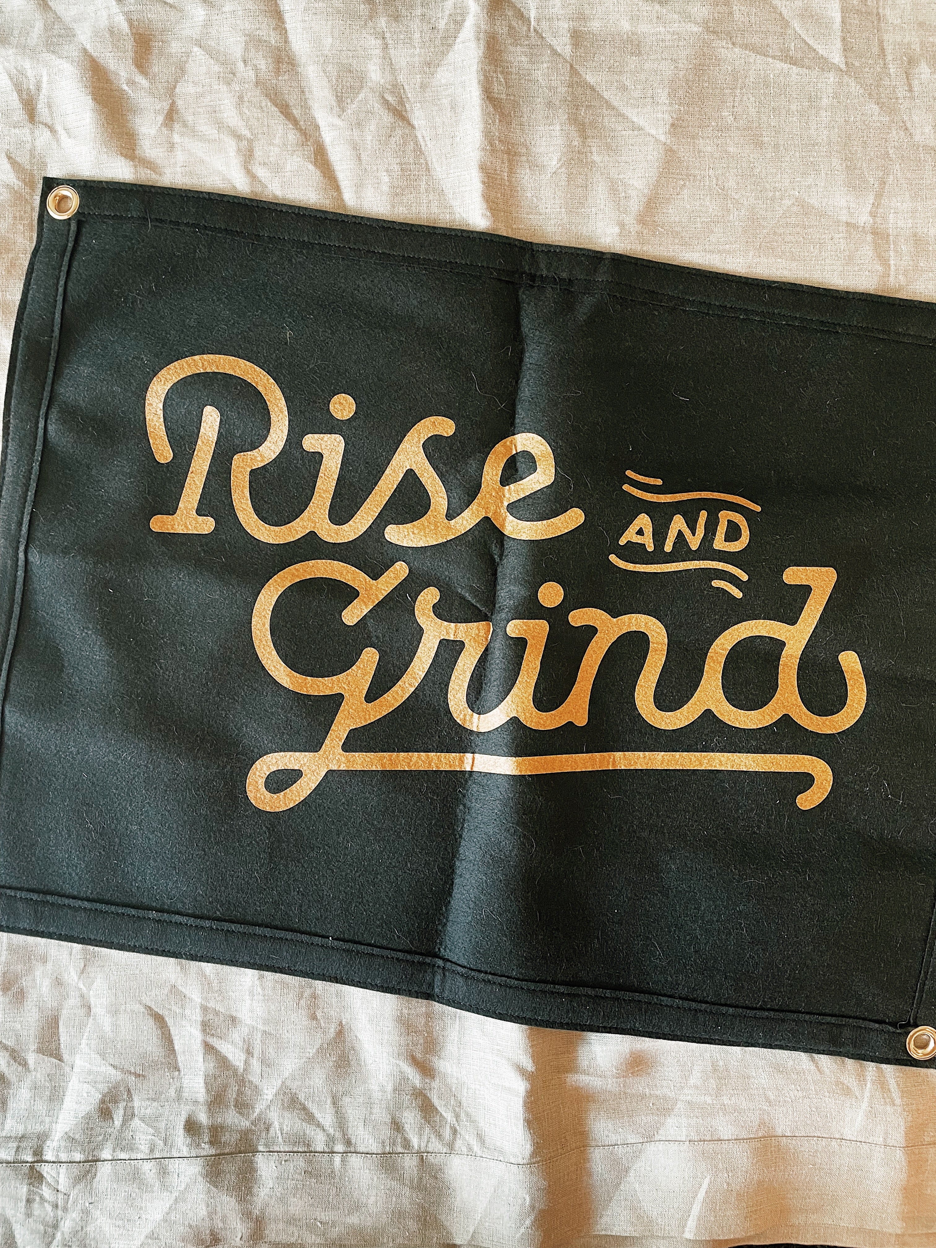 Oxford Pennant: Rise & Grind Camp Flag