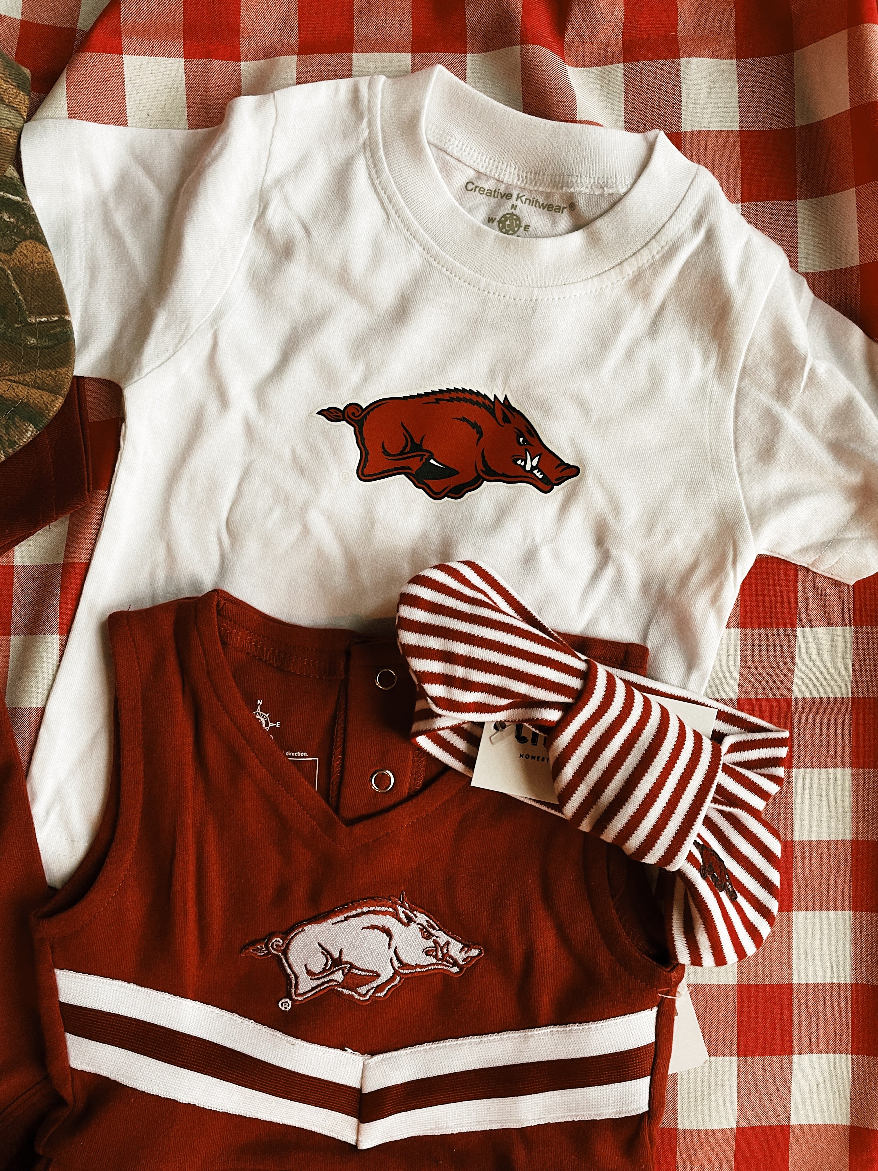 Arkansas Short Sleeve Tee - White