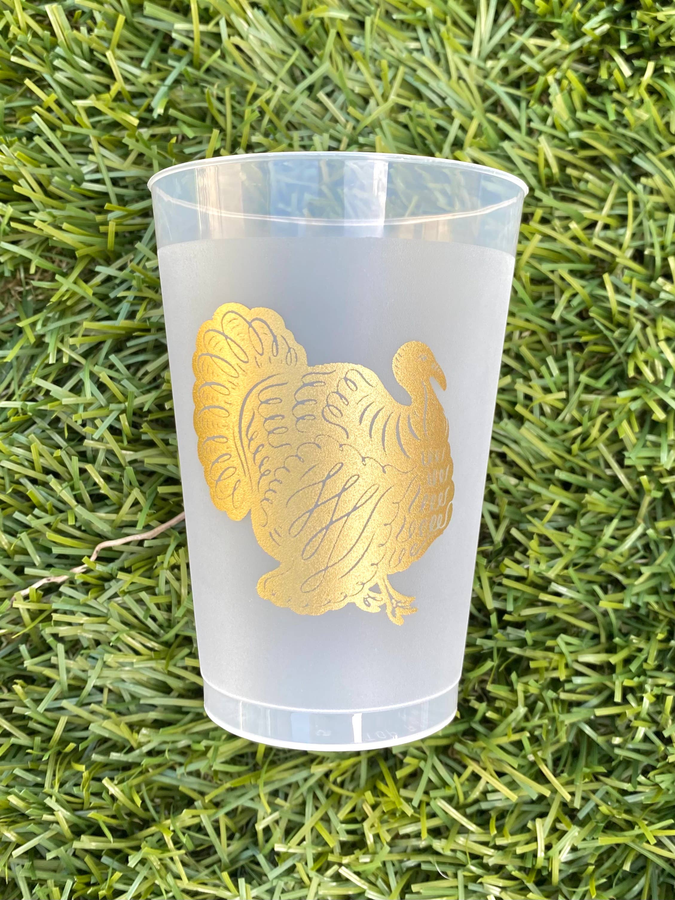 HapBee Paperie - Gold Turkey Shatterproof Cups